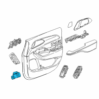 OEM Chrysler Voyager Switch-Fuel Door Diagram - 68269150AA