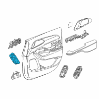 OEM 2021 Chrysler Pacifica Switch-Memory Selector Diagram - 68258708AB