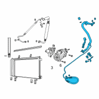 OEM 2014 Chevrolet Caprice Liquid Hose Diagram - 92285455