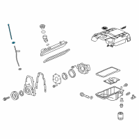 OEM 2004 Cadillac CTS Dipstick Diagram - 12584737