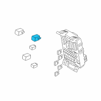 OEM 2001 Hyundai Accent Flasher Module-Turn Signal Diagram - 95550-39000