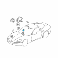 OEM 2008 Chevrolet Corvette Module Asm-Steering Column Lock Control Diagram - 15915003