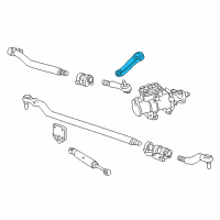 OEM Ford Excursion Pitman Arm Diagram - 4C3Z-3590-CA