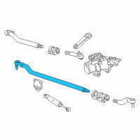 OEM 2005 Ford F-250 Super Duty Outer Tie Rod Diagram - 4C3Z-3A131-AD