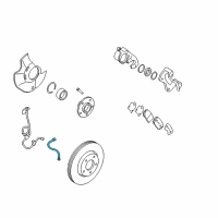 OEM 2012 Hyundai Sonata Hose-Brake Front, LH Diagram - 58731-4R000