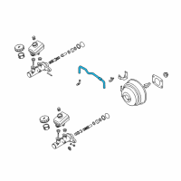 OEM Infiniti M45 Hose-Booster Diagram - 47474-CR910