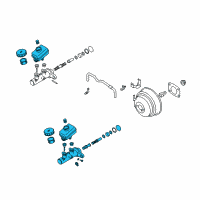 OEM Infiniti M45 Cylinder Assy-Brake Master Diagram - 46010-CR926