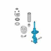 OEM Hyundai Tucson Strut Assembly, Front, Left Diagram - 54651-D3700