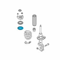 OEM 2017 Kia Cadenza Pad-Front Spring, UPR Diagram - 54623D4000