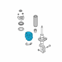 OEM 2017 Hyundai Tucson Spring-Front Diagram - 54630-D3DD0