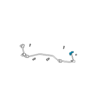 OEM 2001 Dodge Dakota Bracket-STABILIZER Bar Diagram - 52038968