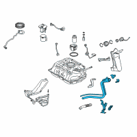 OEM 2009 Toyota Yaris Filler Pipe Diagram - 77201-52231