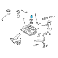 OEM 2012 Toyota Prius C Fuel Pump Diagram - 23220-21210