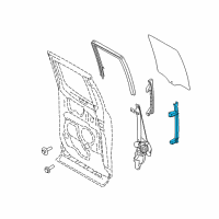 OEM 2015 Ford F-150 Run Channel Diagram - FL3Z-1825796-A