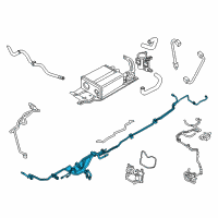 OEM 2014 Ford Edge Tube Assembly Diagram - DT4Z-9S284-A