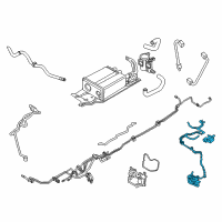 OEM 2012 Ford Explorer Hose & Tube Assembly Diagram - CB5Z-9S468-C