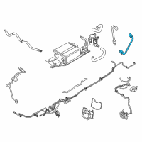 OEM 2012 Ford Edge Rear Oxygen Sensor Diagram - CT4Z-9G444-A