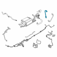 OEM Ford Upper Oxygen Sensor Diagram - BA5Z-9F472-A