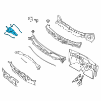 OEM Nissan Altima Reinforce-COWL Top, RH Diagram - 66360-3TA0A