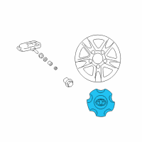 OEM 2011 Toyota Land Cruiser Center Cap Diagram - 4260B-60030