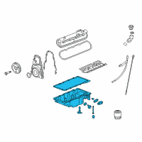 OEM 2006 Chevrolet Monte Carlo Pan Asm-Oil Diagram - 12599654