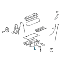 OEM Chevrolet Monte Carlo Oil Level Sensor Diagram - 12603780