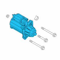 OEM Ford Fiesta Starter Diagram - AV6Z-11002-H