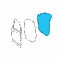 OEM Dodge Journey WEATHERSTRIP-Front Door Opening Diagram - 5076863AG