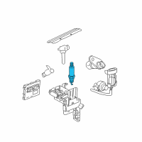 OEM 2007 Chevrolet Cobalt Spark Plug Diagram - 12680075