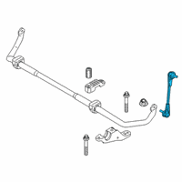 OEM BMW 540i xDrive Stabilizer Link Diagram - 31-30-6-861-485
