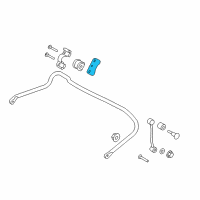 OEM 1998 Ford Ranger Stabilizer Bar Bracket Diagram - F57Z-5B498-AA