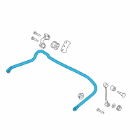 OEM 2010 Ford Ranger Sway Bar Diagram - 7L5Z5A772A