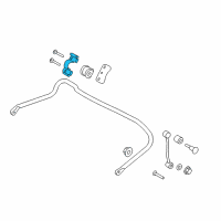 OEM Ford Stabilizer Bar Clamp Diagram - 1L5Z-5486-AA