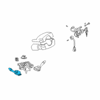 OEM Hyundai Switch Assembly-Lighting & Turn Signal Diagram - 93420-25110