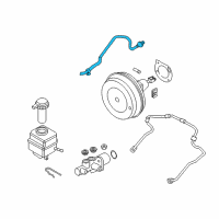 OEM BMW 335i Vacuum Pipe Diagram - 11-66-7-575-774