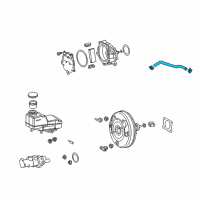 OEM 2020 Toyota C-HR Vacuum Hose Diagram - 44750-F4030