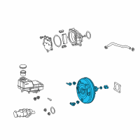 OEM 2020 Toyota C-HR Booster Assembly Diagram - 44610-F9060