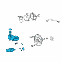 OEM 2018 Toyota C-HR Master Cylinder Diagram - 47201-F9020