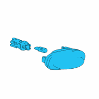 OEM 2001 Hyundai XG300 Lamp Assembly-Side REPEATER, LH Diagram - 92303-3A000