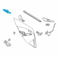 OEM 2020 Toyota Yaris Armrest Diagram - 74250-WB007