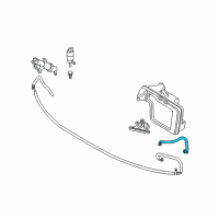 OEM 2007 BMW M5 Reservoir Hose Diagram - 61-67-7-038-417