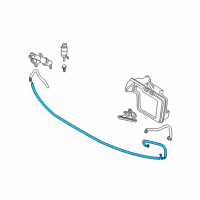 OEM 2006 BMW 525xi Hose, Left Diagram - 61-67-7-066-010