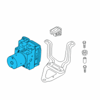 OEM 2016 BMW X5 Dsc Hydraulic Unit Diagram - 34-51-6-879-439