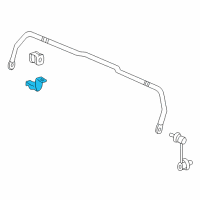 OEM Honda CR-V Holder, Rear Stabilizer Diagram - 52308-S10-000