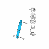 OEM 2015 Kia Forte Koup Rear Shock Absorber Assembly Diagram - 55300A7600