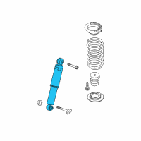 OEM 2018 Kia Forte5 Rear Shock Absorber Assembly Diagram - 55300A7600