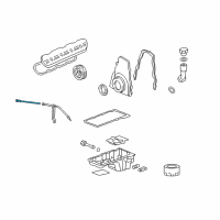 OEM 2009 Cadillac Escalade Dipstick Diagram - 12610272