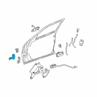 OEM 2004 Cadillac CTS Door Check Diagram - 25765478