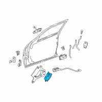 OEM 2006 Cadillac CTS Lock Module Diagram - 15251259