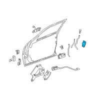 OEM Cadillac CTS Lock Diagram - 25843196